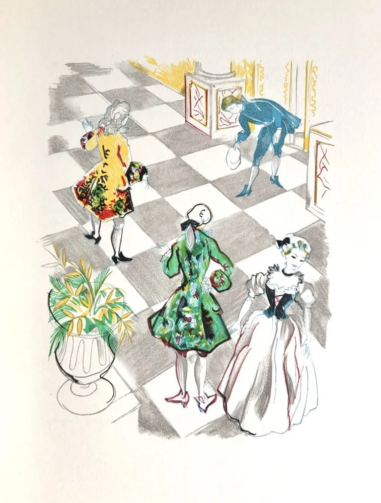 Xilogravura Grau Sala - Théâtre de Marivaux