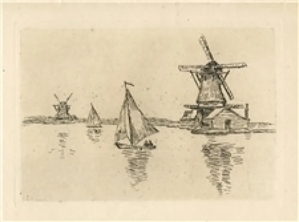 Gravura Guillaumin - En Hollande