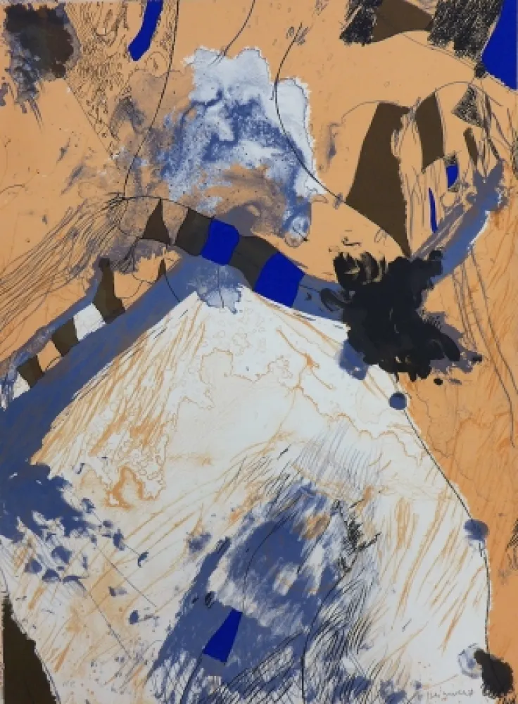 Litografia Guinovart - Com muntanya