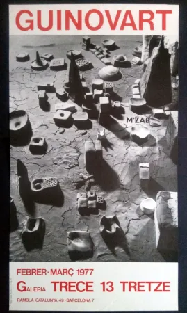 Cartaz Guinovart - Guinovart Galeria trece 1977