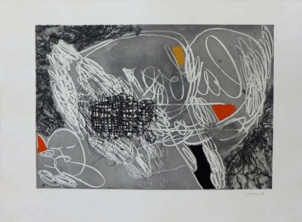 Gravura Guinovart - Imatges de temps 7