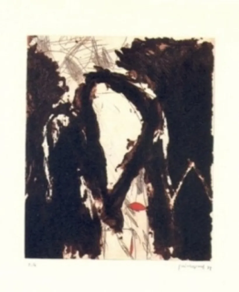 Gravura Guinovart - La nit