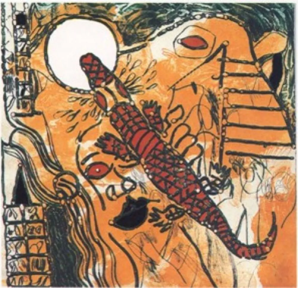 Múltiplo Guinovart - Para que los cocodrilos duerman en largas filas...