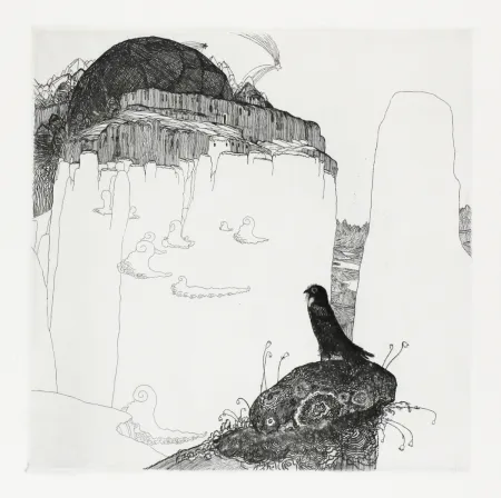 Gravura Hablik - Turmfalke (Kestrel)