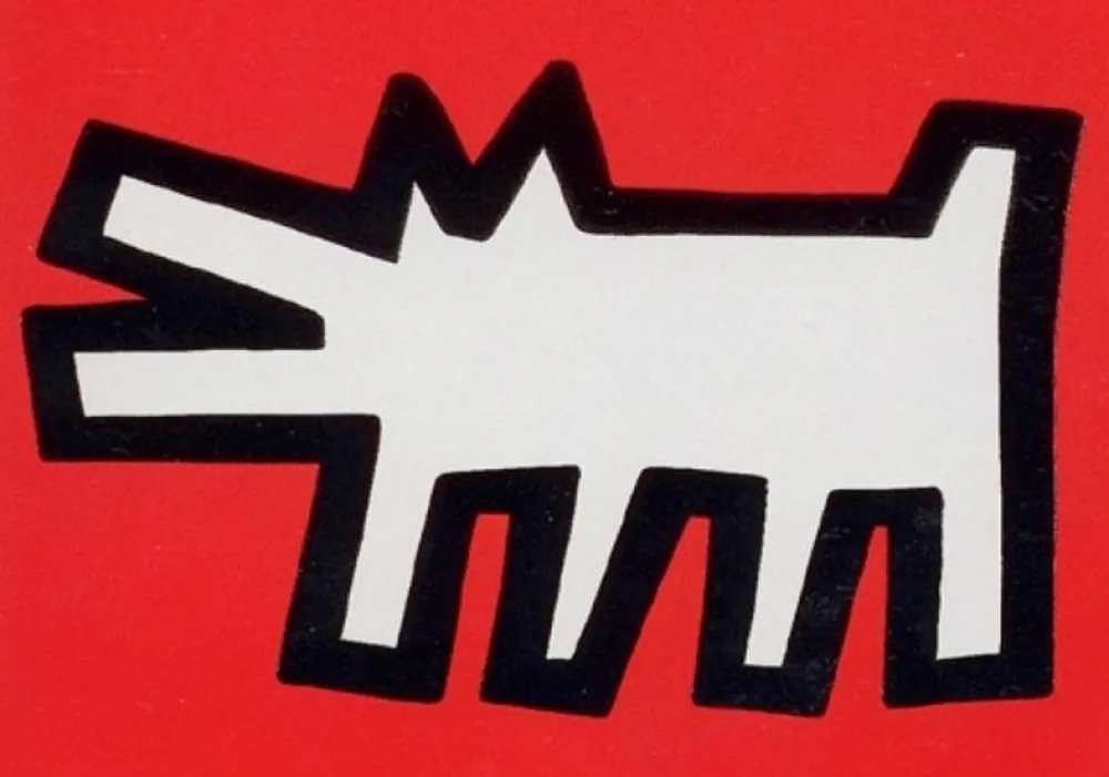 Serigrafia Haring - Icons 2 Barking Dog
