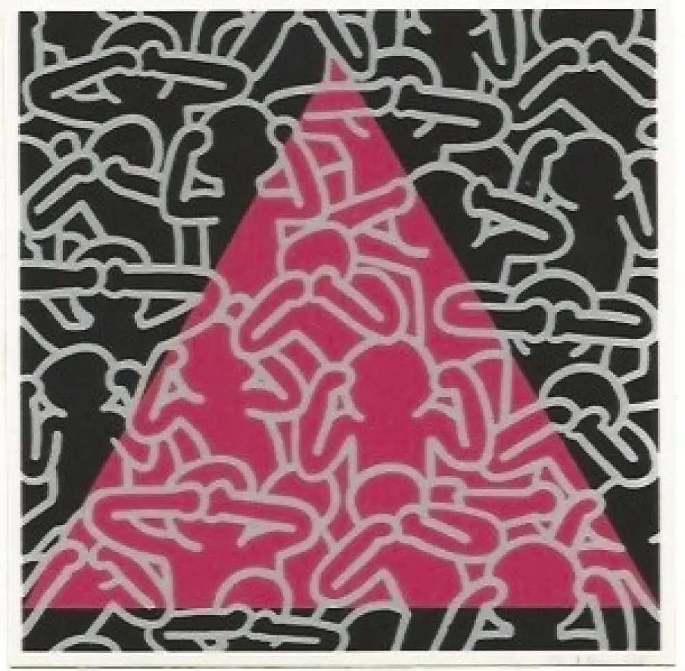 Serigrafia Haring - Silence equals Death