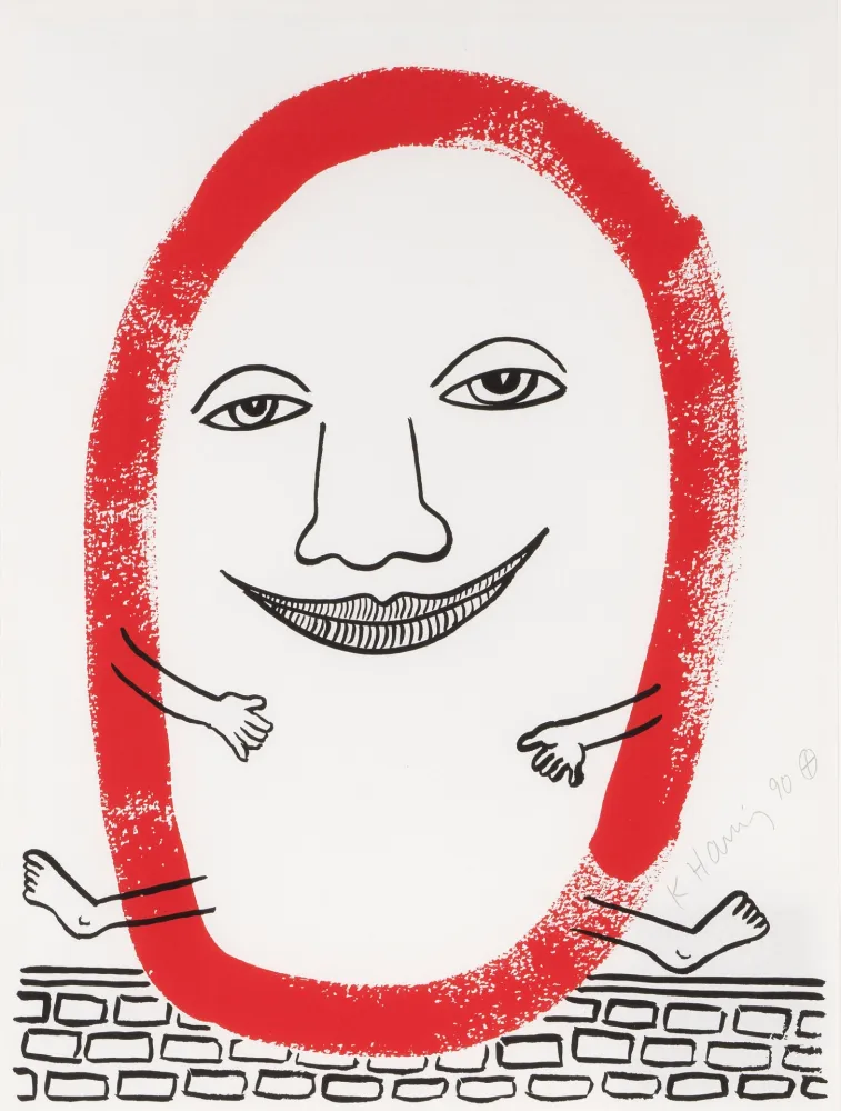 Múltiplo Haring - The Story of Red and Blue #5