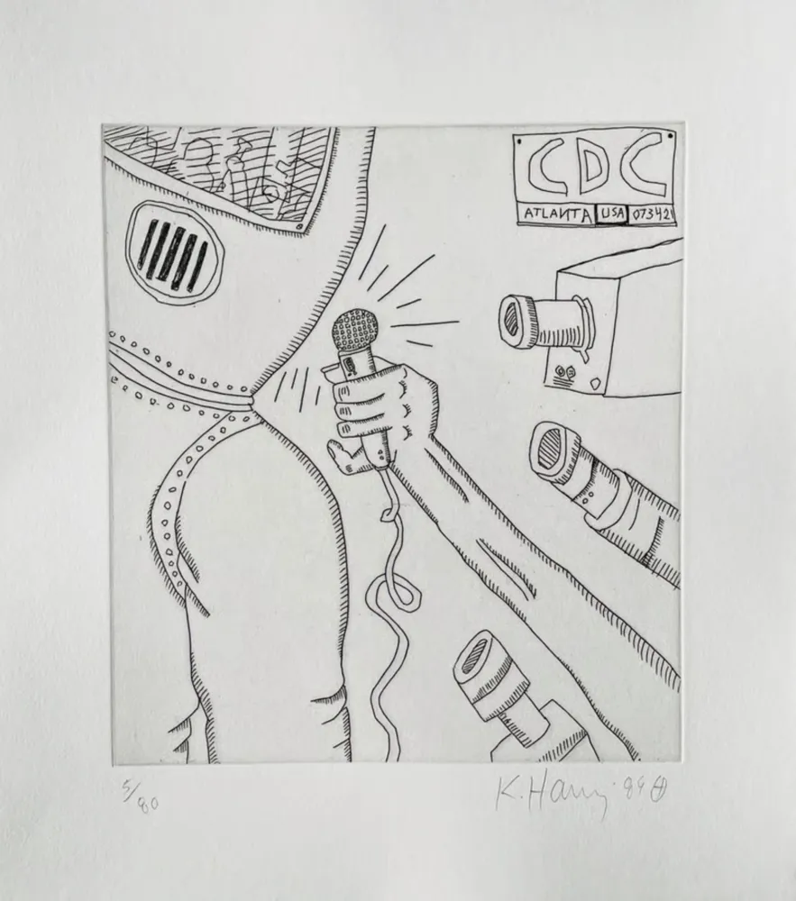 Gravura Haring - The Valley (1)