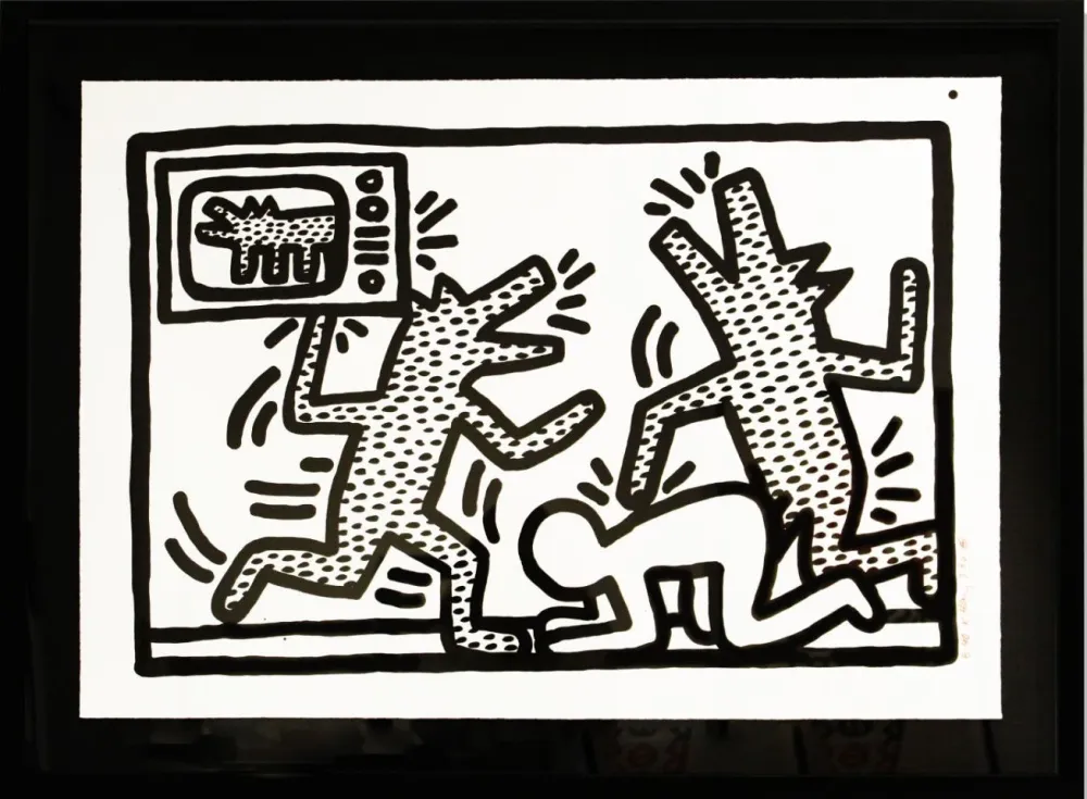 Litografia Haring - Untitled (3)