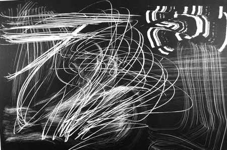 Litografia Hartung - Composition