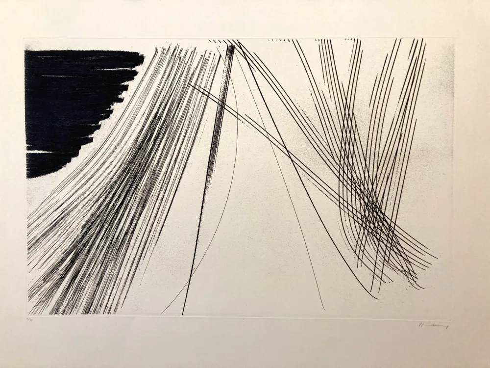 Água-Forte Hartung - Eau-forte signé et numérotée 