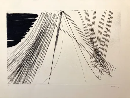 Água-Forte Hartung - Eau-forte signé et numérotée 