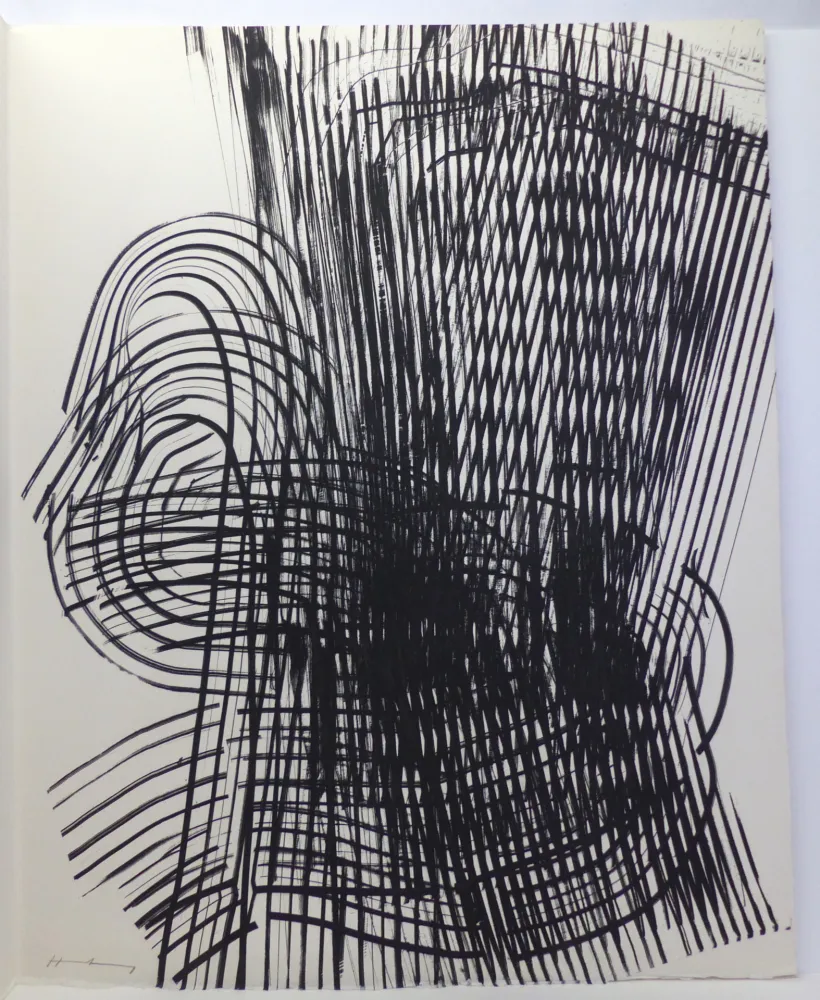 Água-Forte Hartung - Eau-forte sur vélin d'Arches. 1973. Signée