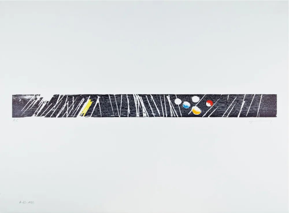 Xilogravura Hartung - H 1973-23 