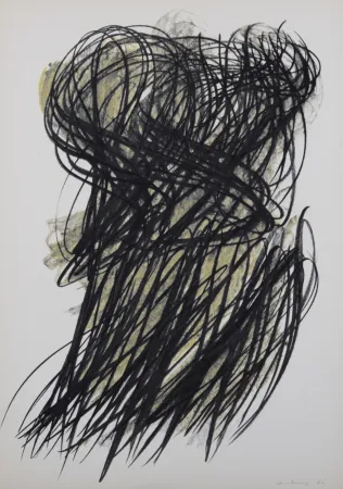 Litografia Hartung - Pastels, Portfolio Peintres d'aujourd'hui, 1962 - Set of 9 offset lithographs in colors