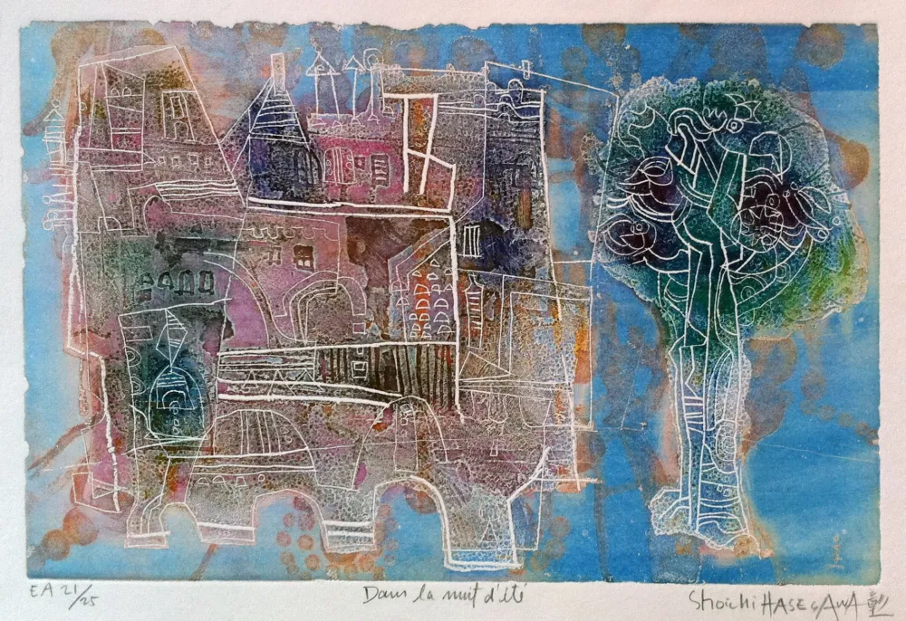 Gravura Hasegawa - Dans La nuit d'été 