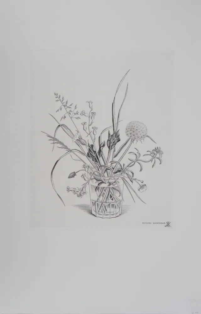 Gravura Hasegawa - Fleurs des champs dans un verre (automne)