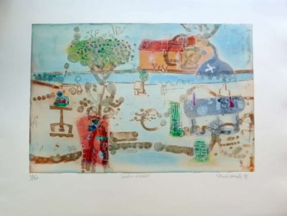 Gravura Hasegawa - Jardin d’artiste 