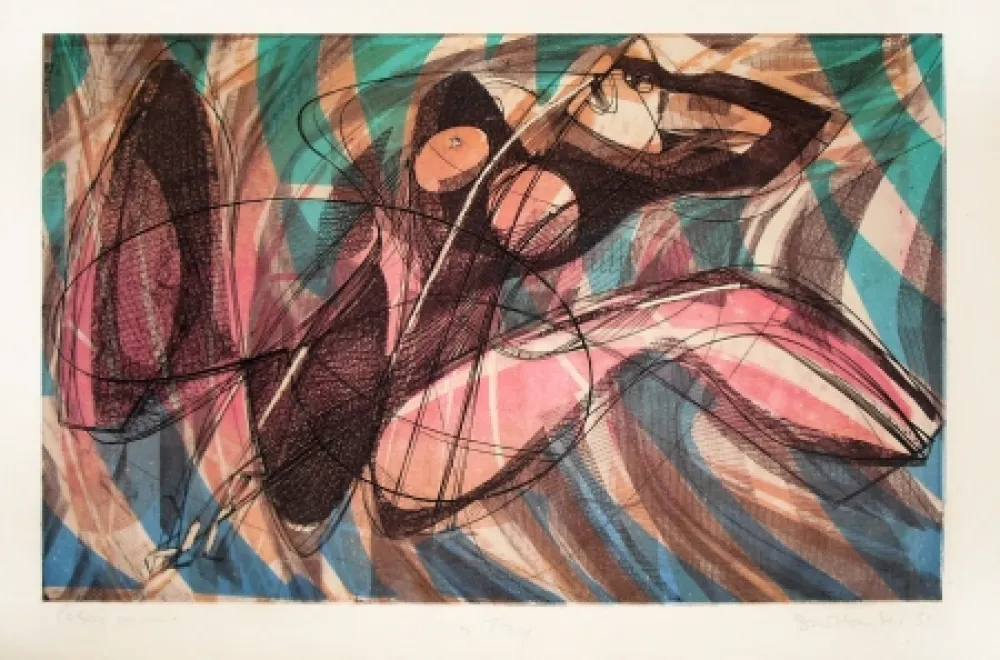 Gravura Hayter - Escoutay