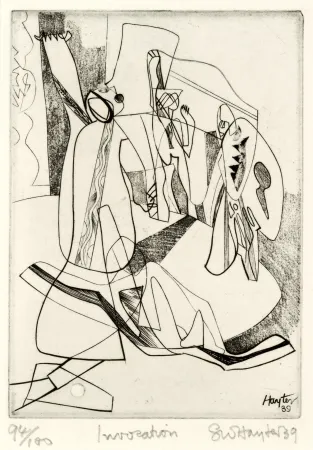 Água-Forte Hayter - Invocation