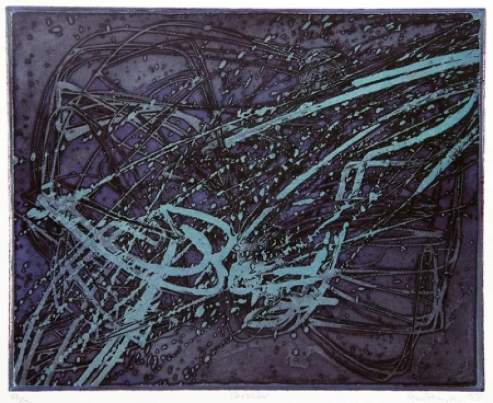 Gravura Hayter - Perseides