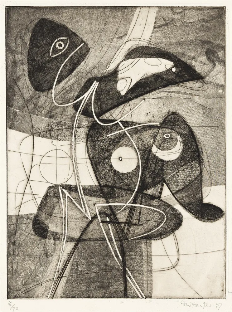 Água-Forte Hayter - Personnage virtuel