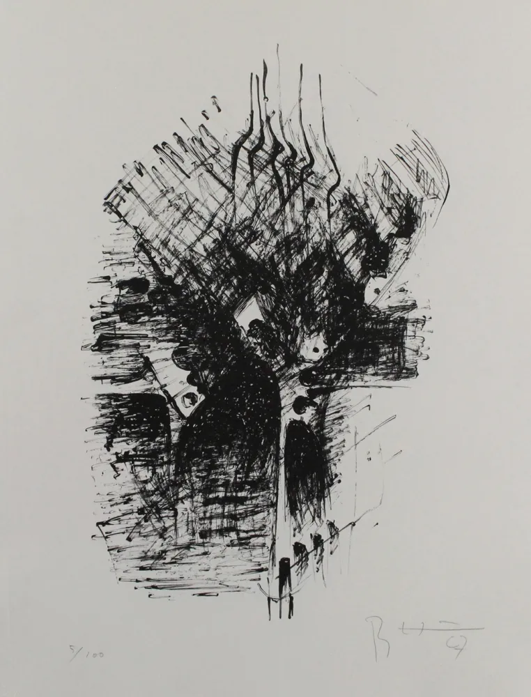 Litografia Heiliger - Komposition III