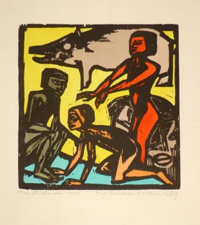 Xilogravura Helbig - Spielende