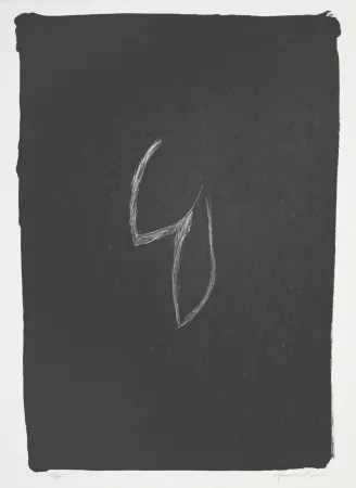 Litografia Hernandez Pijuan - Fulles I