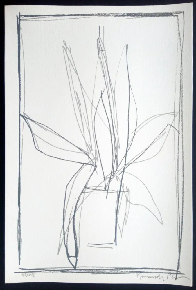 Serigrafia Hernandez Pijuan - Hojas Sueltas