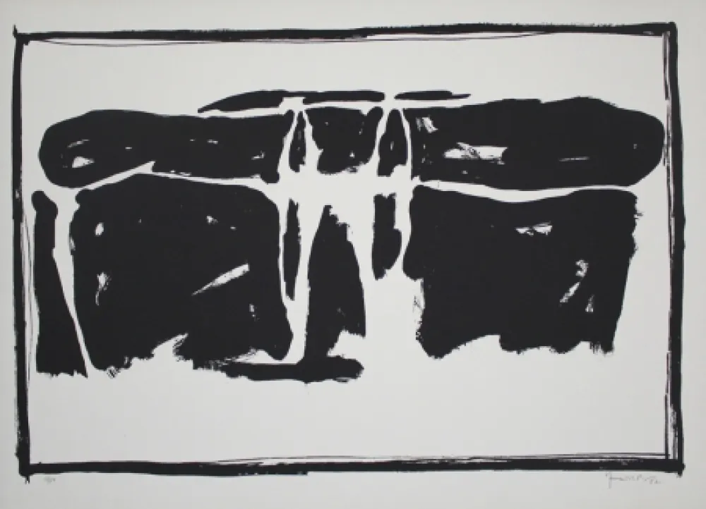 Litografia Hernandez Pijuan - Landscape 1