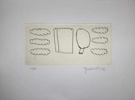 Gravura Hernandez Pijuan - Memòria de la Segarra V