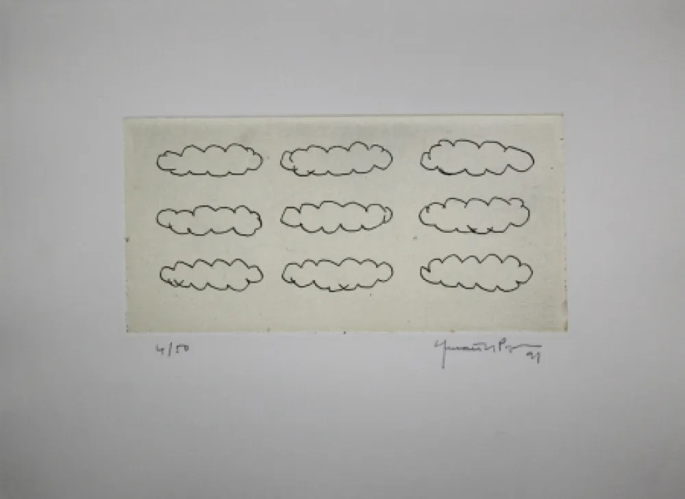 Gravura Hernandez Pijuan - Memòria de la Segarra VI