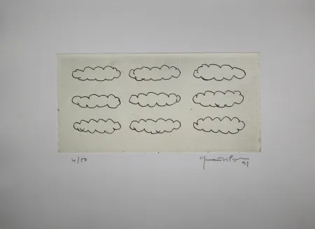 Gravura Hernandez Pijuan - Memòria de la Segarra VI