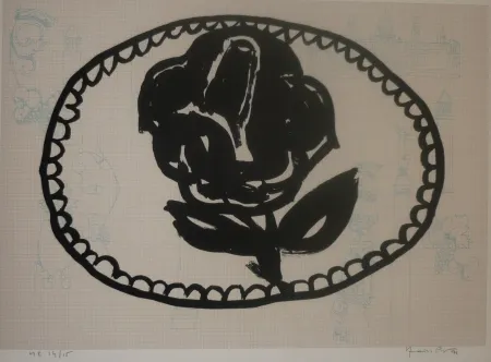 Litografia Hernandez Pijuan - Sans titre 6