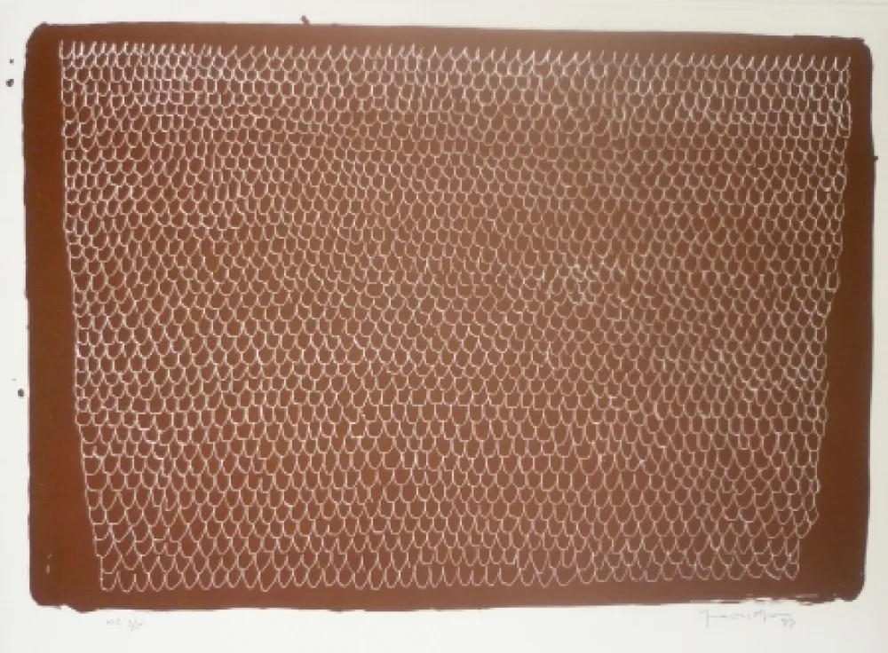 Litografia Hernandez Pijuan - Sans titre 8