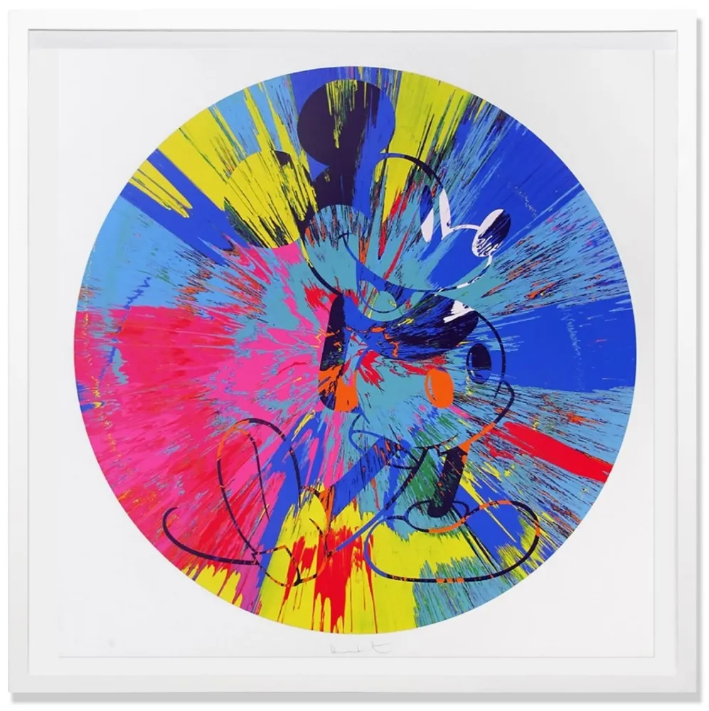 Serigrafia Hirst - Beautiful Mickey, 2015