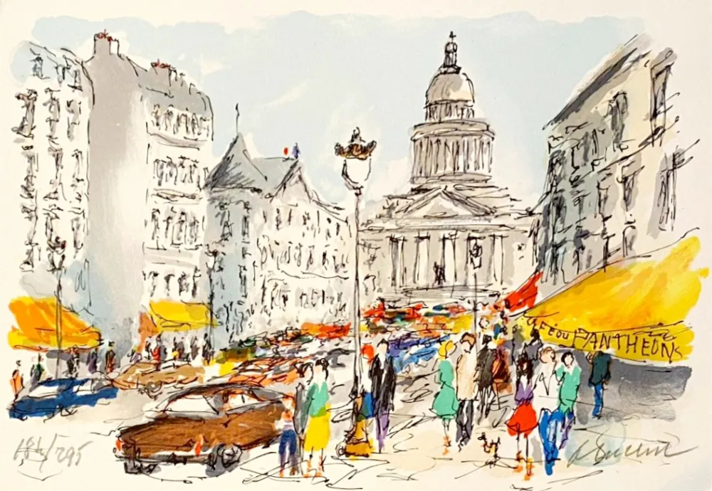 Litografia Huchet - Panthéon