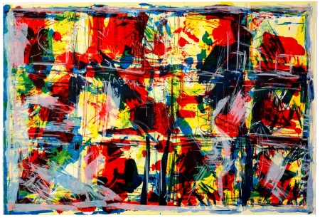 Litografia Huftier - Le mystère et le risque