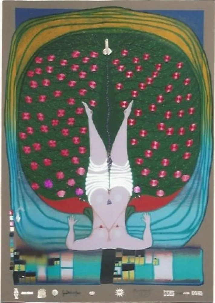 Serigrafia Hundertwasser - Homage to Schroeder-Sonnenstern