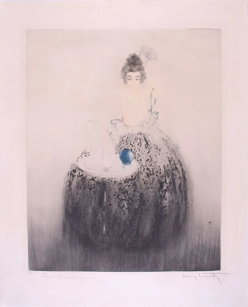 Água-Forte Icart - Spanish Comb (Blue vanity) - Peigne Espagnol