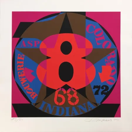 Serigrafia Indiana - Decade Autoportrait '68