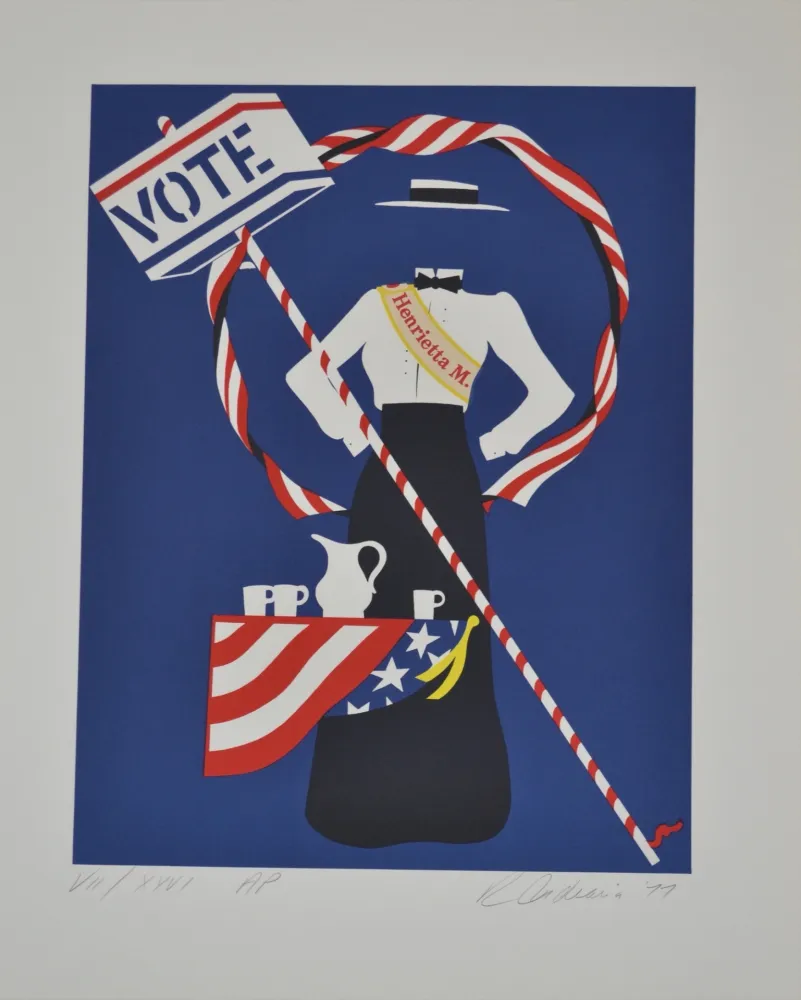 Litografia Indiana - Henrietta M. - Mother of us all portfolio