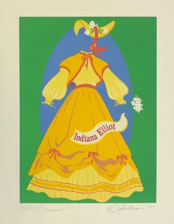 Litografia Indiana - INDIANA ELLIOT