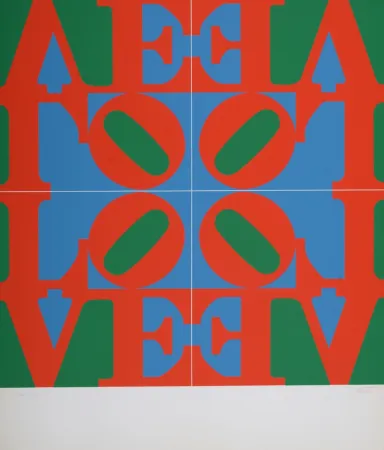 Serigrafia Indiana - Love, 1967 - Hand-signed