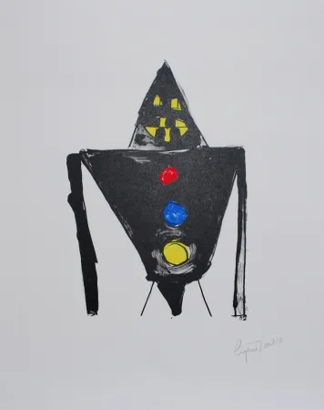 Litografia Ionesco - Le chevalier noir