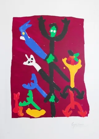 Litografia Ionesco - LE PEUPLE DES ARBRES