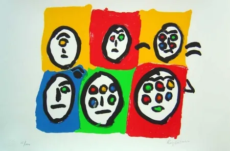 Litografia Ionesco - Les multi voeux