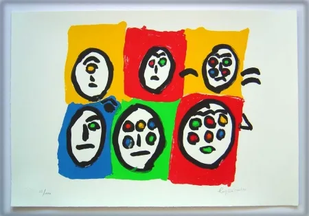 Litografia Ionesco - Les multi-yeux