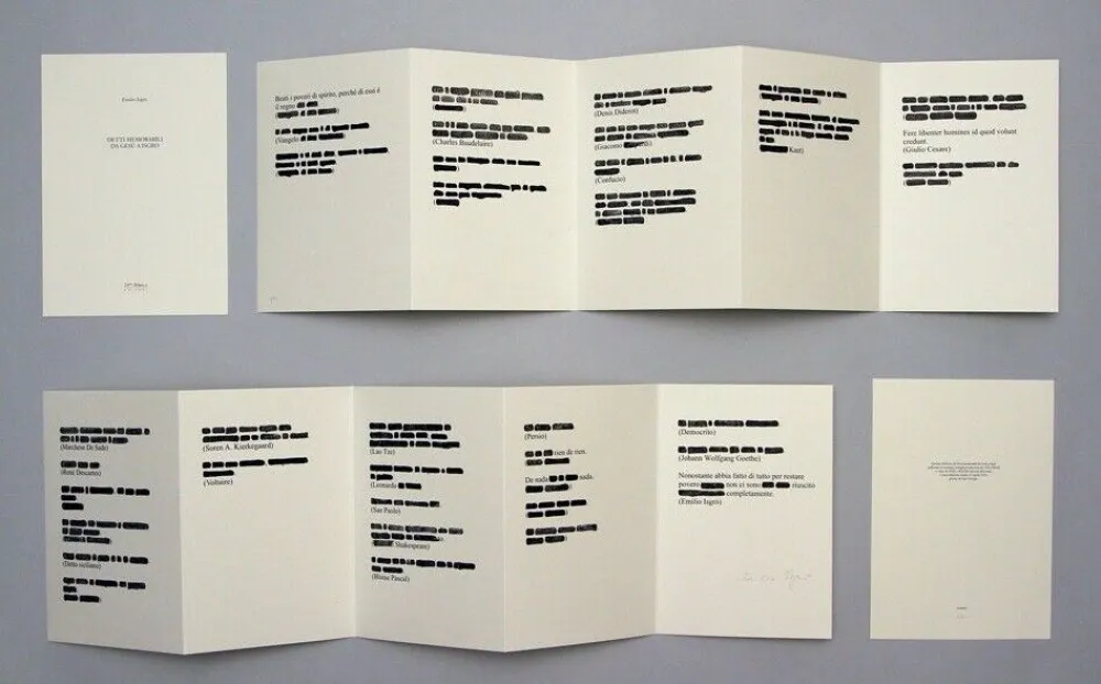 Litografia Isgro - Detti memorabili da Gesù a Isgrò